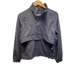 Lululemon Sleek Performance 1/2 Zip Hoodie Four Way Stretch XS-S Multiple Pocket